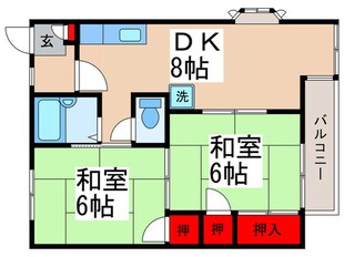 ソレイユ相之川の物件間取画像